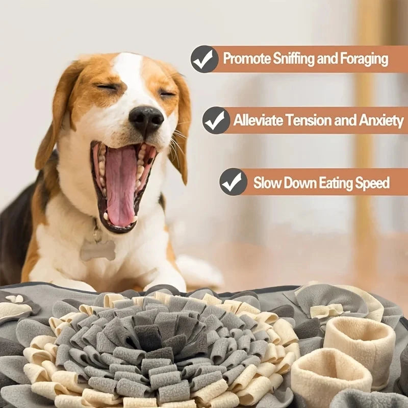 PetHaul Interactive Dog Sniffing Mat – Slow Feeding & Training Pad